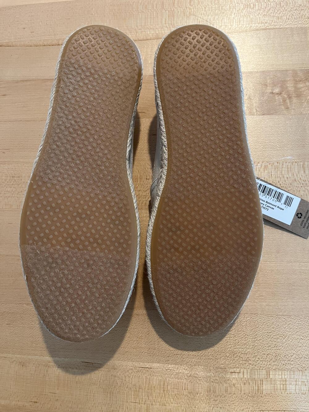 TOMS Shoes Womens Size 6 Belmont Rope Espadrille Slip On Flat Canvas New - Picture 8 of 9